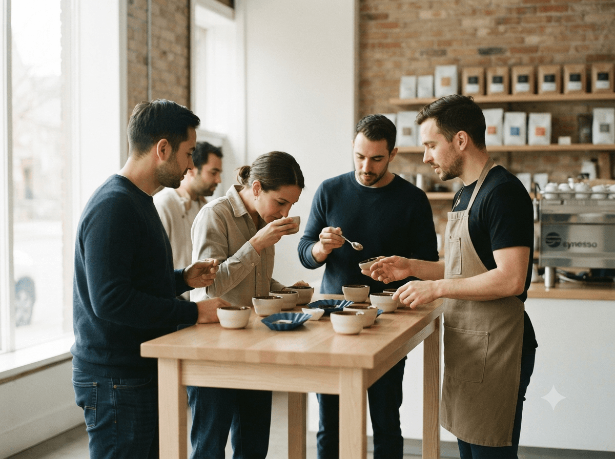 Coffee tasting