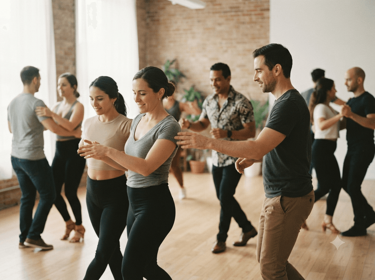 Salsa dancing